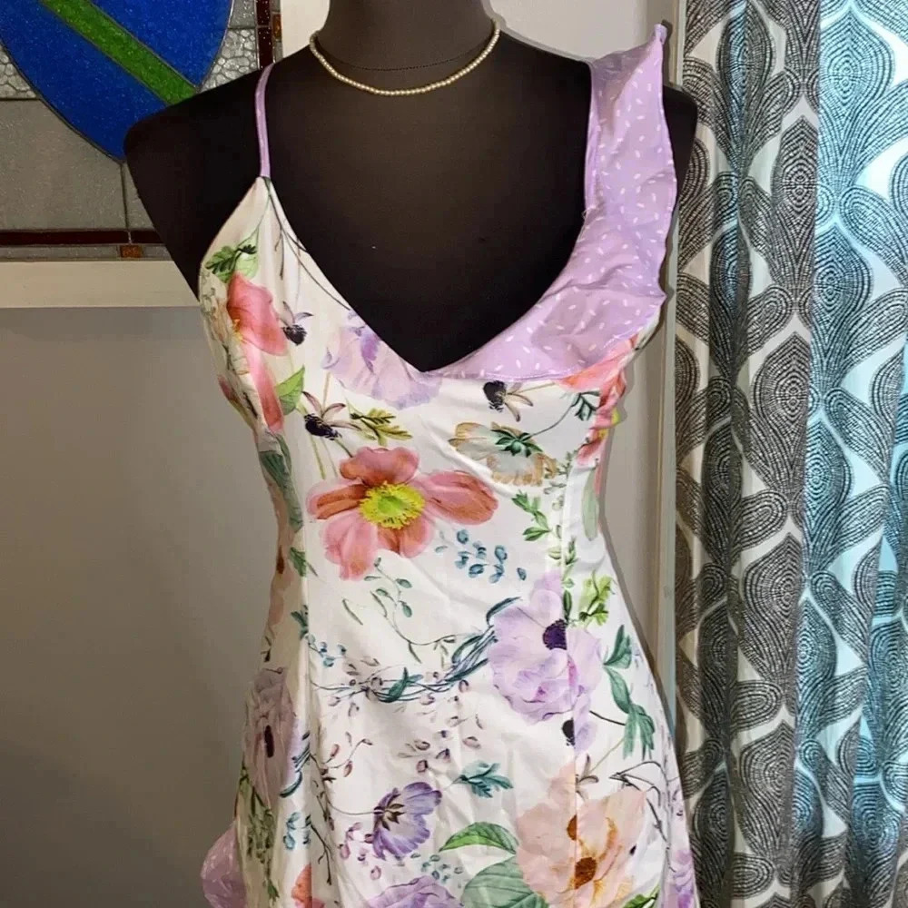 Urban Outfitters floral ruffle fairy dress - Picture 5 of 6